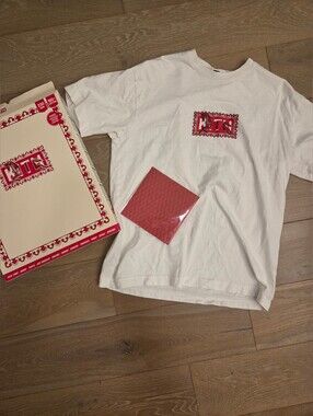 KITH Year Of The Horse White T-shirt with Red Graphic Logo XS